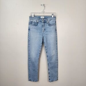 AGOLDE | Toni Mid Rise Straight Jeans Light Blue Wash Sz 26 Denim Streetwear